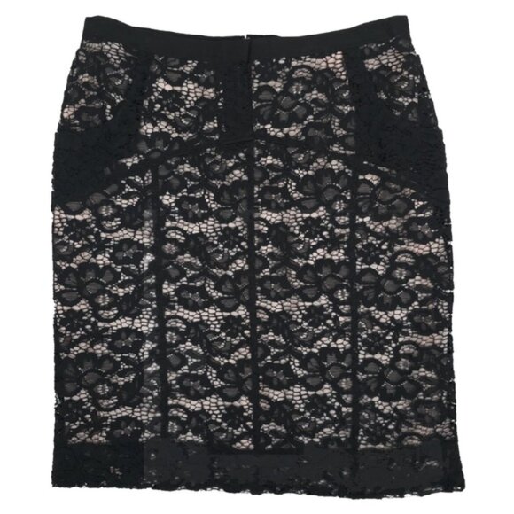 NWT‎ NINA RICCI PARIS Floral Lace Mini Skirt Made in Slovakia 🇸🇰 Size 38 US 8 - Picture 1 of 16